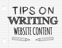 Tips on writing website content